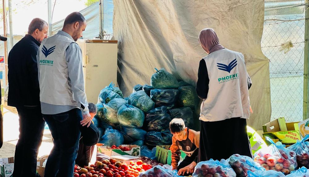 سلال الخضروات الطازجة