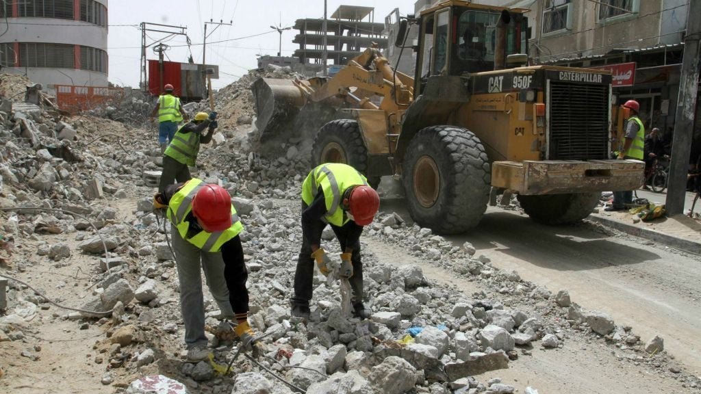 Rubble removal & road opening