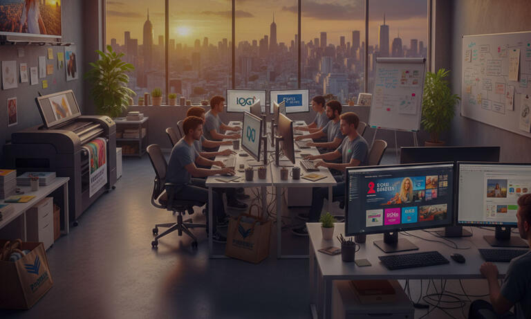 خدمات الطباعة والإعلان والتصميم