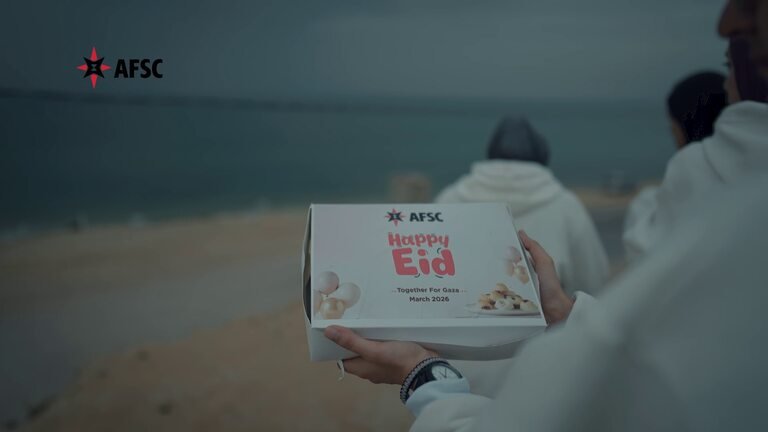 AFSC "Happy Eid" Sweets Distribution in Gaza